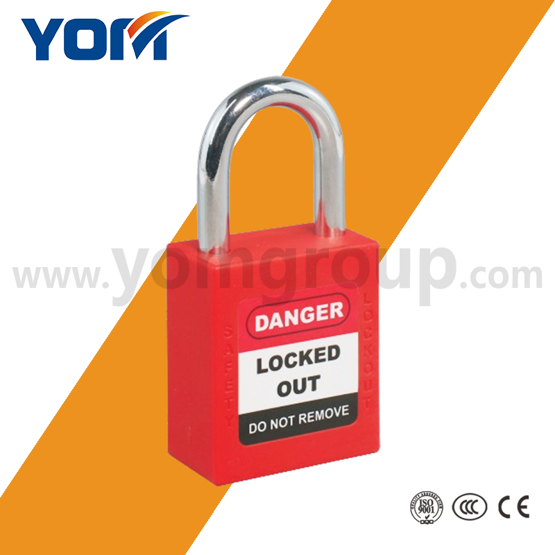 Safe Lockout 25mm 38mm 76mm Steel Shackle Safety Padlock for Industrial