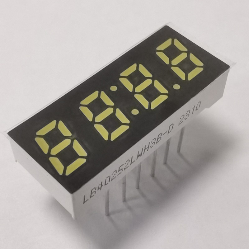 0.25-Inch 7 Segment LED Clock Display for Home Use