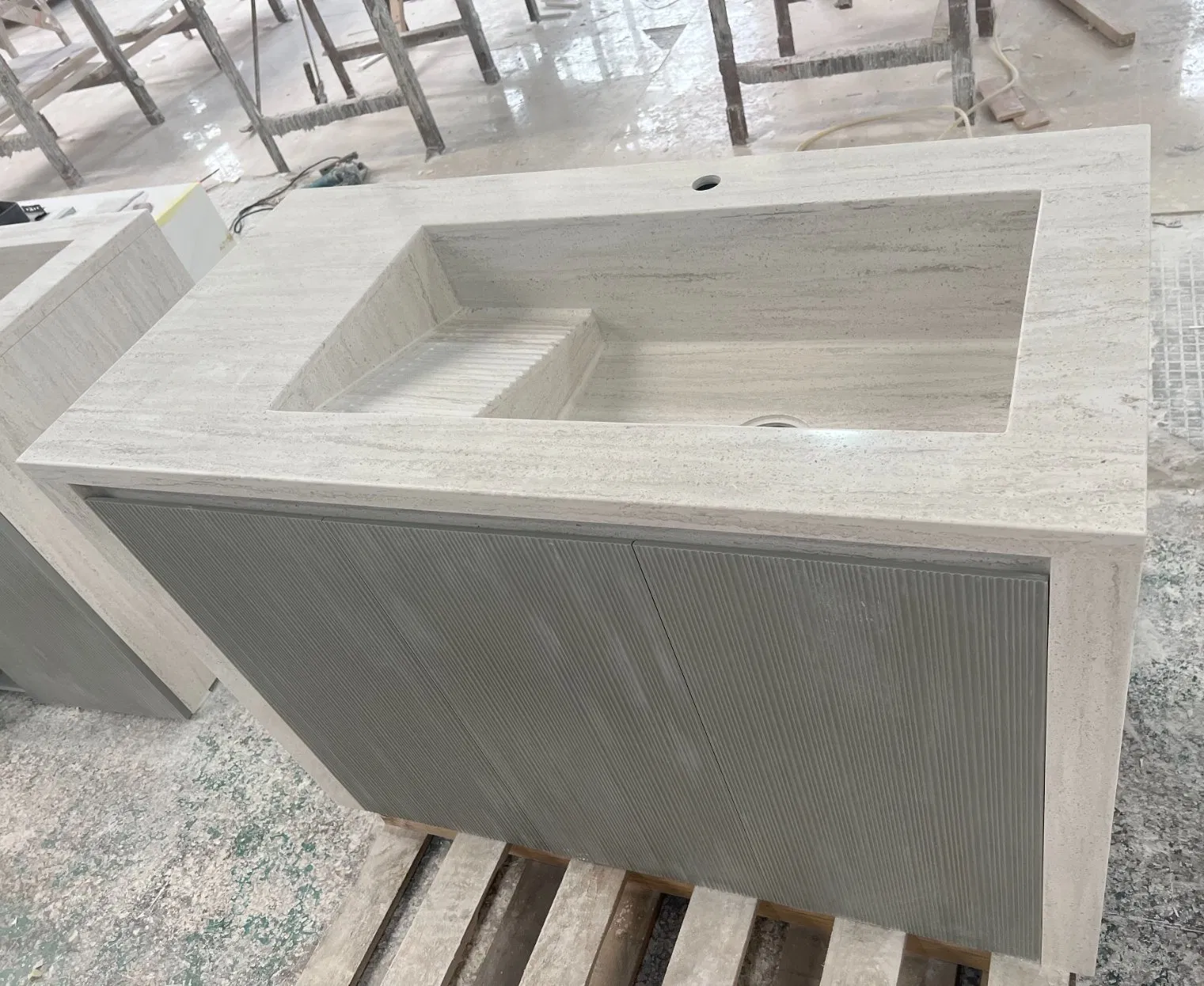 20 Years Manufacturer Bathroom Vanity Wall Mount Bathroom Vanity White Vanity Bathroom Bathroom Countertop Storage Acrylic Solid Surface Vanity