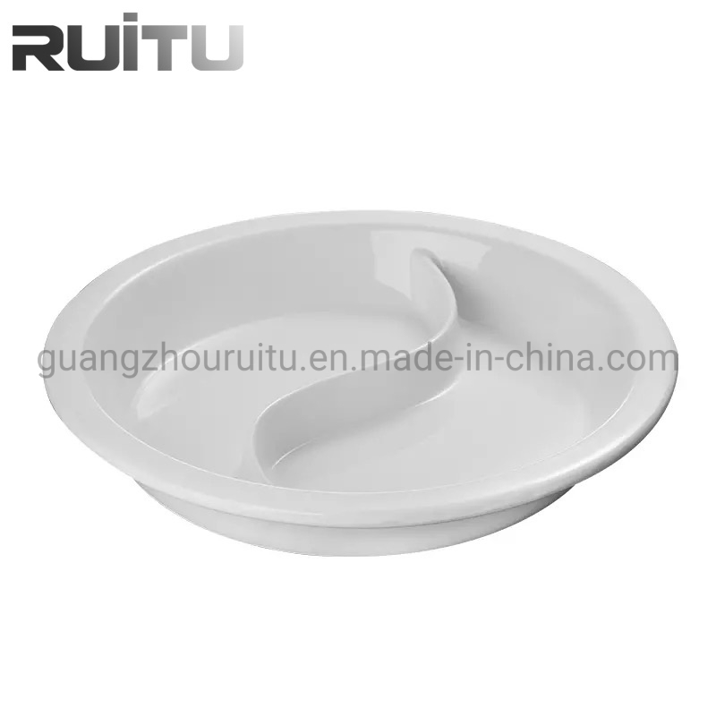 Hotel List of Catering Equipments Kitchen Accessories Chafing Dish Inserts Parts Ceramic Buffet Ware Food Warmer Round Gn Container Gn Pan Wholesale