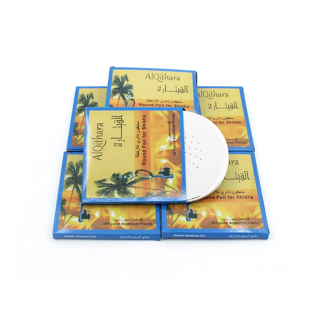 Best Selling Aluminum Hookah Shisha Foil Paper Pre-Punched Foil Paper for Hookah Foil Hole Accessory