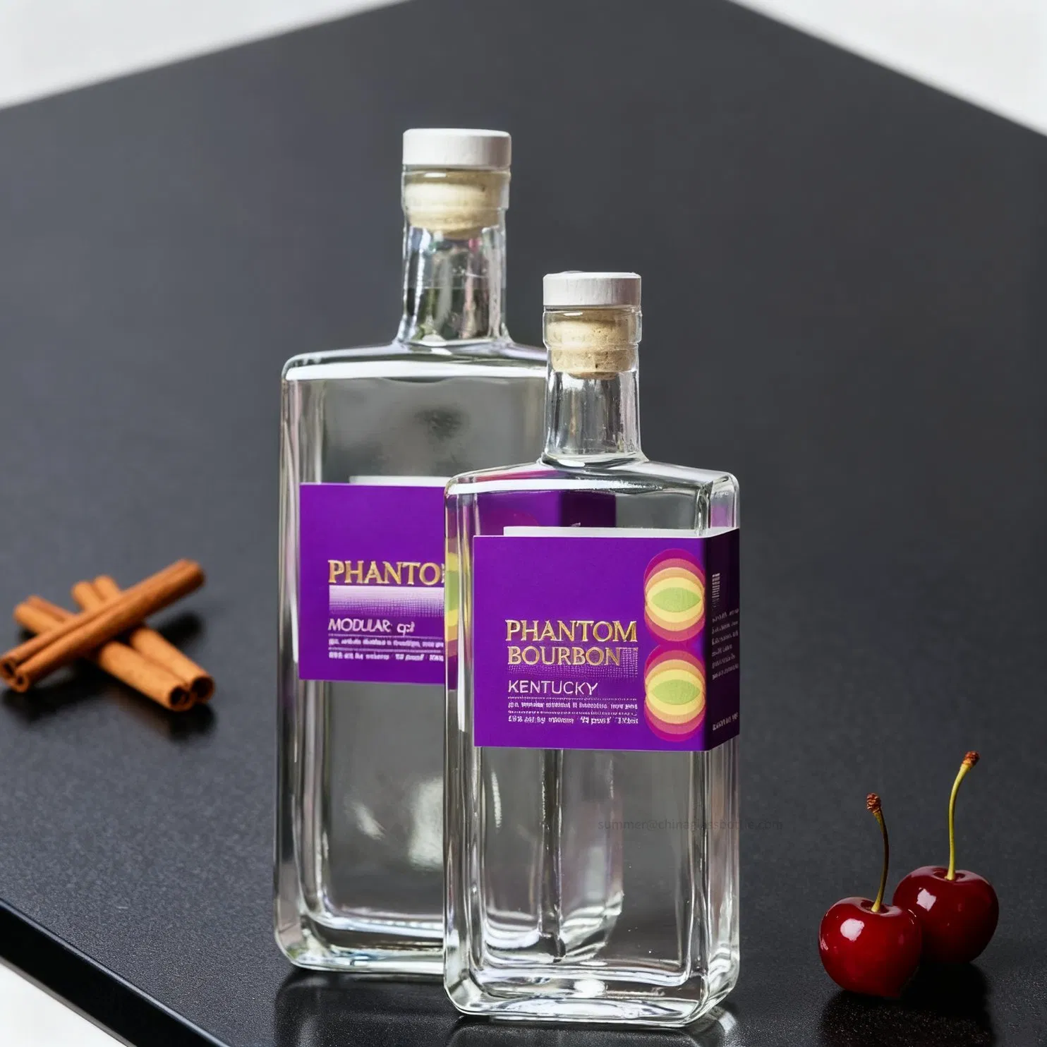 Стеклянные бутылки для виски, джина, водки 200-750 мл