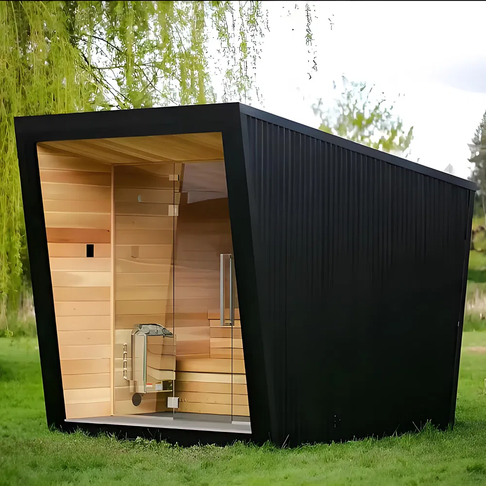 Уличная сауна из кедра на 4 персоны