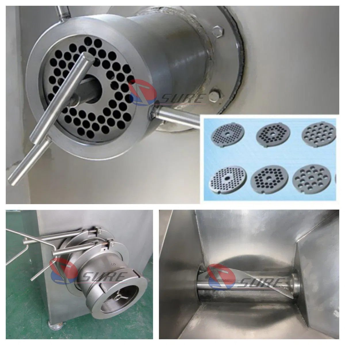High Capacity Frozen Meat/Fresh Meat/Chicken Meat Grinder Meat Grinding Machine