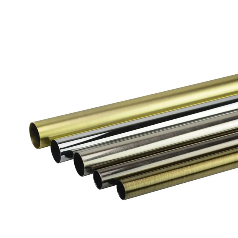 Curtain Rods for Window Splicing Curtain Rods, Single Window Curtain Rod Set with Brackets, Decorative Blackout Metal Curtain Rods/ Curtain Pole