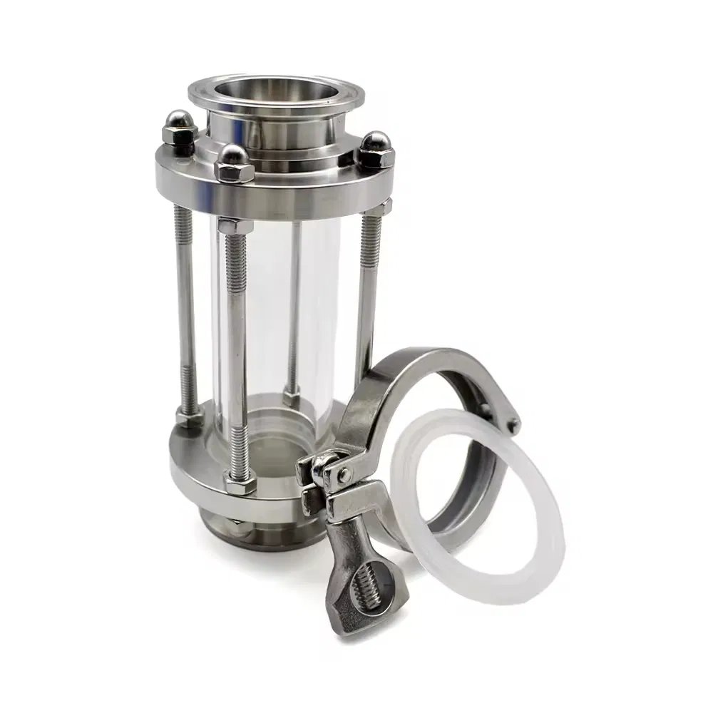 Tri Clamp Straight Tubular Sight Glass for 304/316 Fittings