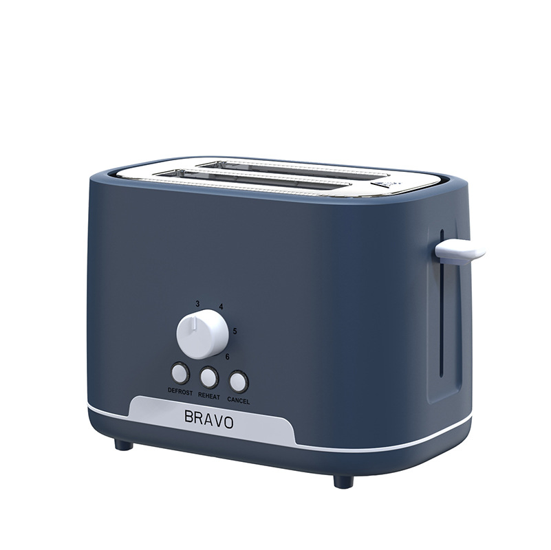 Customizable High-Quality Automatic Stainless Steel 2-Piece Home Breakfast Machine Toaster