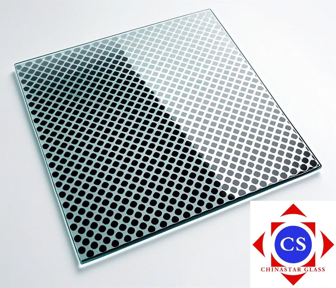 Decorative Glass Silk Screen Printed Glass for Office Partitions