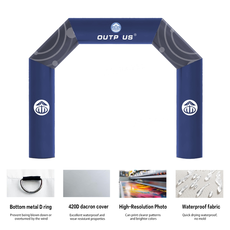 Marathon Race Music Festival Decoration Inflatable Entrance Arch Waterproof