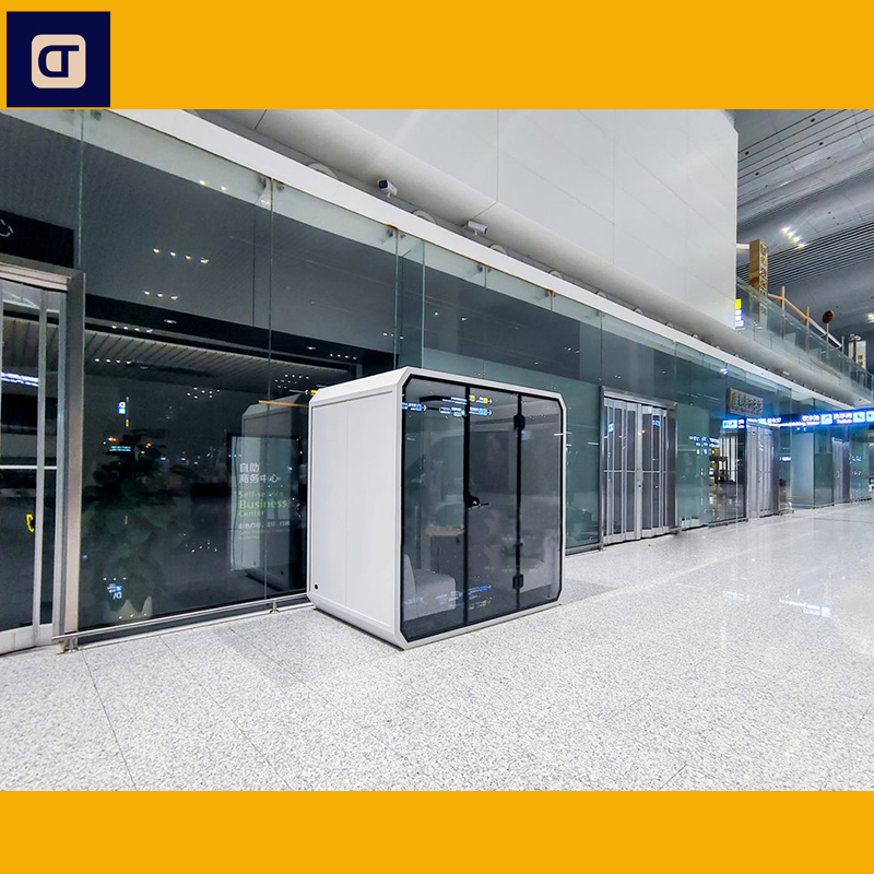 Portable Office Soundproof Booth Modular Office Meeting Booth Private Acoustic Office Meeting Pod