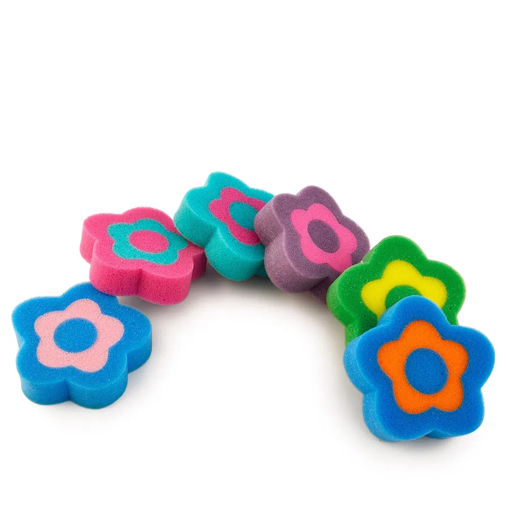 Cute Cartoon Star-Shaped Bath Sponge