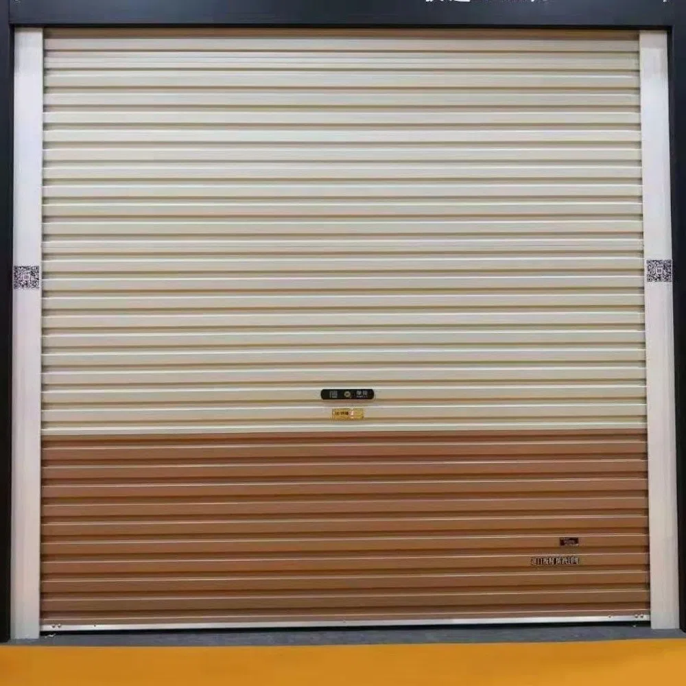 Industrial Exterior Gi Roller Shutter Galvanized Steel Iron Fire Rated Fire Prevention Fireproof Rolling Shutter Automatic Security Metal Entry Garage Door