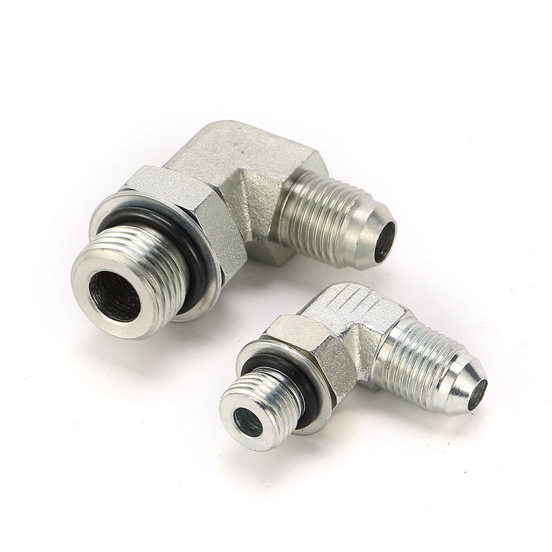 Гидравлический переходник JIC 90° с наружной резьбой