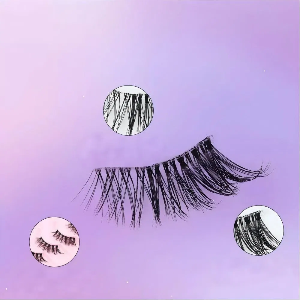 Inventory Manufacturer Beauty Natural/Long Length Cluster Eyelashes 7/8/20 Pairs False Fake Makeup 3D 5D Mink Eyelashes