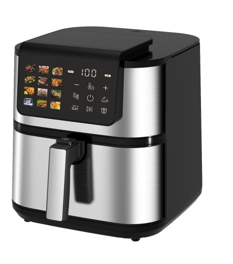 New High Quality 8L Big Capacity Electric Digital Air Fryer Double Heating