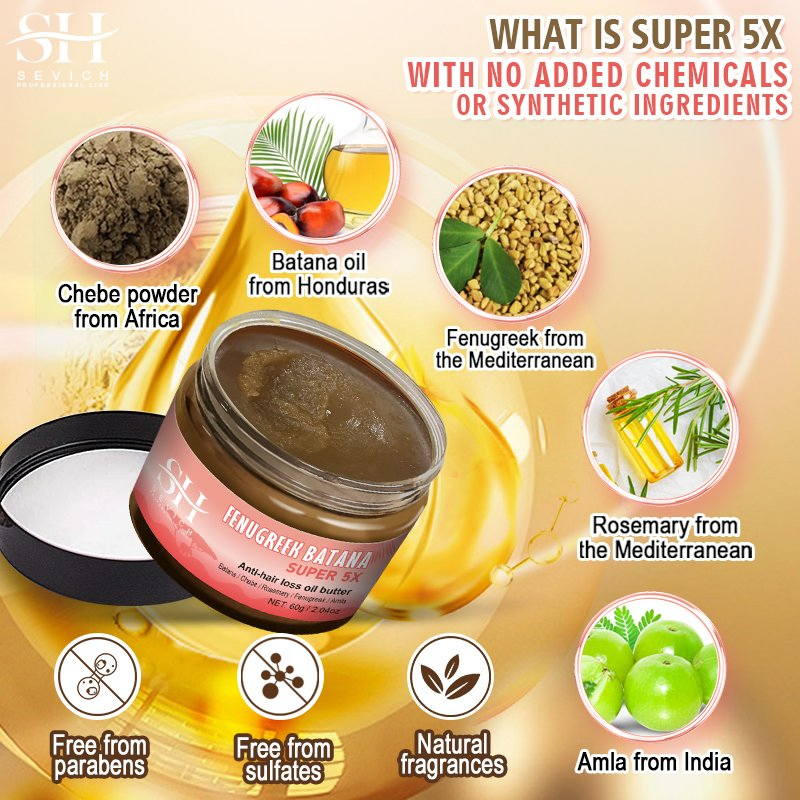 New Arrival Natural Promoted Hair Growth Moisturizing Scalp Hair Batana Hair Butter