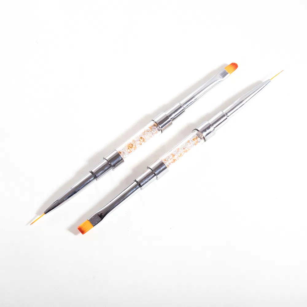 Customizable Logo Guyo Two Way Nylon Nail Beauty Brush