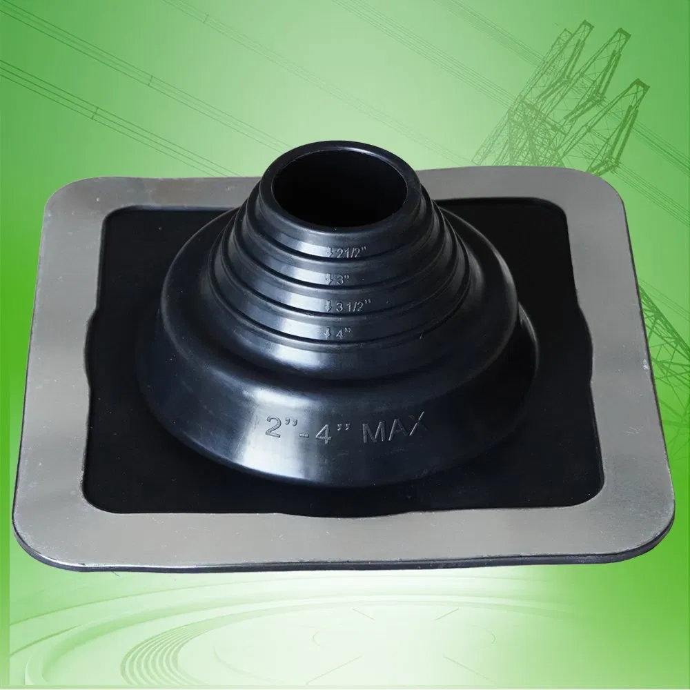 50mm to 100mm or 2in to 4in Rubber Metal Roof Pipe Flashing