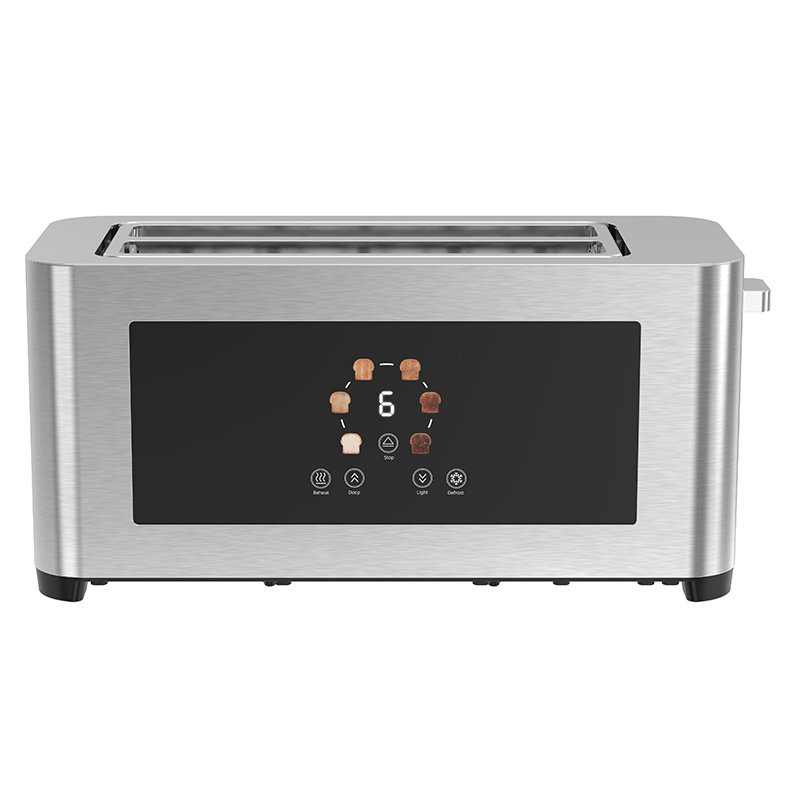 Tenfly Touch Screen 4 Slice Toaster Factory Custom Stainless Steel Bread Toaster