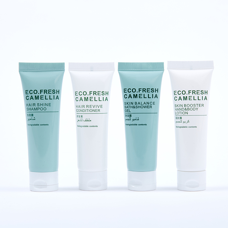 Custom 30ml Hotel Amenities Soap and Shampoo Set Mini Hotel Supplies Shower Gel Shampoo and Conditioner Set