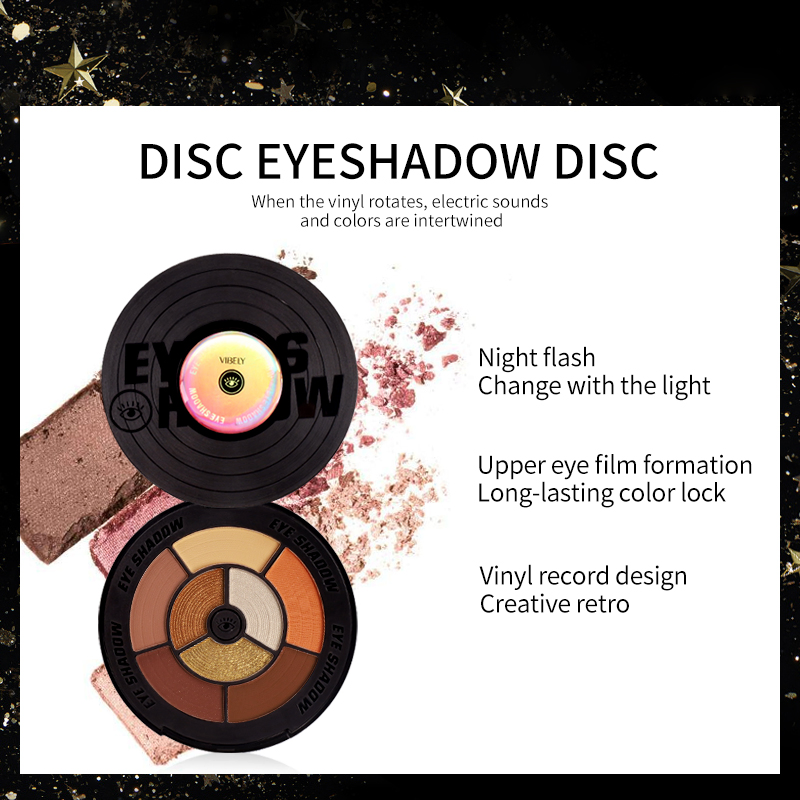 Women Makeup Set 8 Colors High Pigment Lasting Nude Glitter Eyeshadow