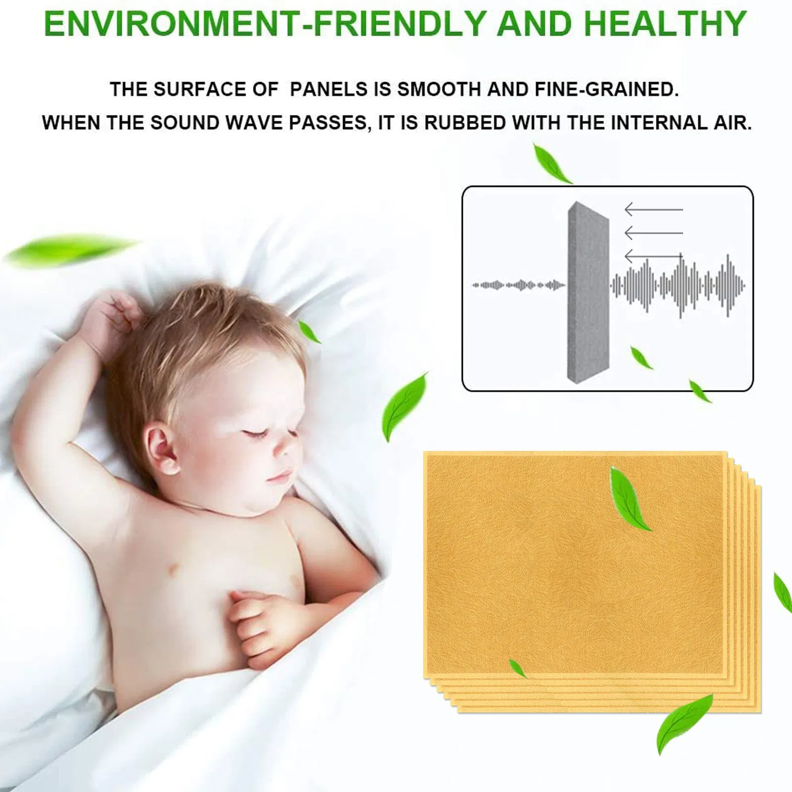 Bubos Eco Acoustic Solution 100% Recycle Polyester Fiber Pet Felt Acoustic Panels Sound Absorption Acoustical Panels