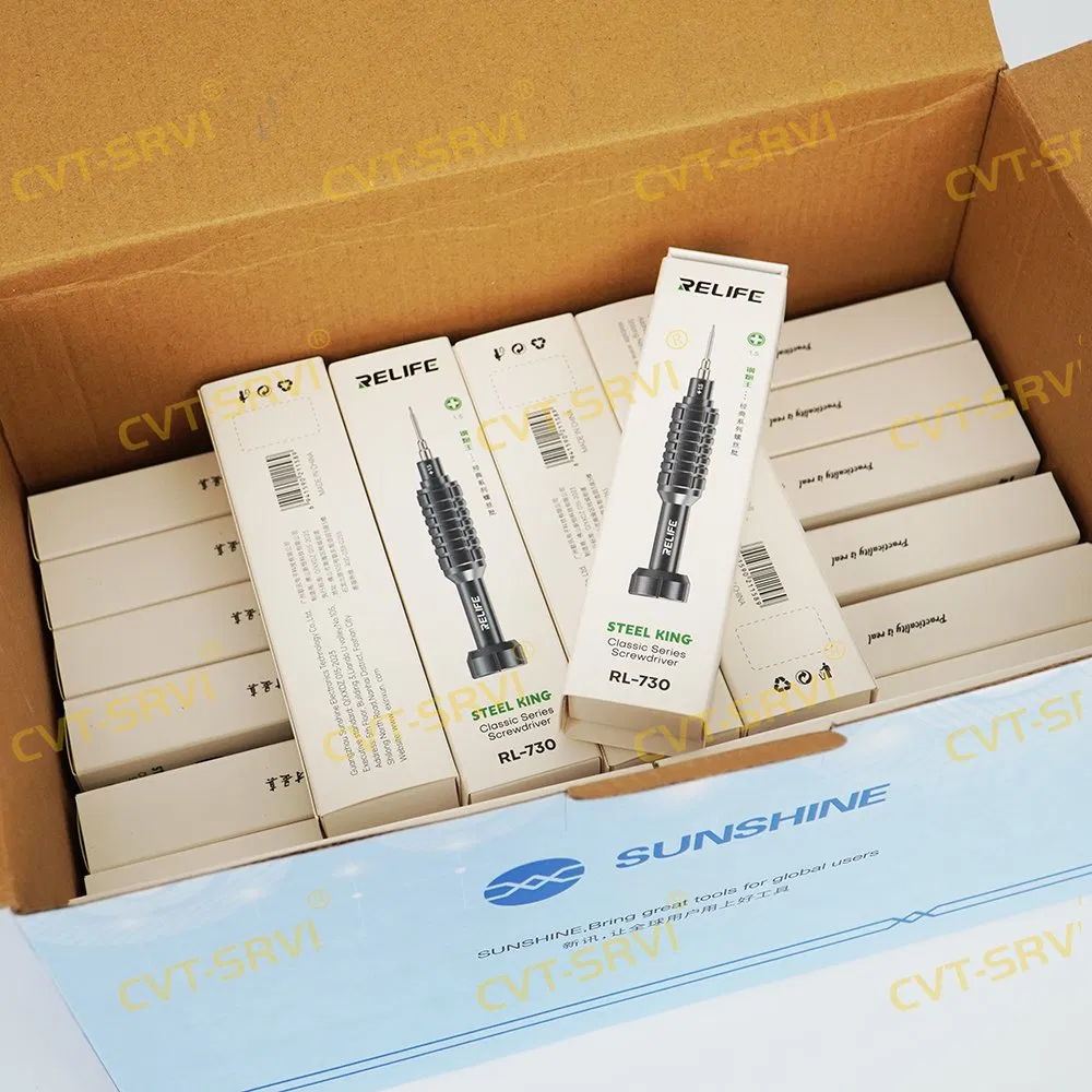 Wholesale Price Relife Steel Cannon King Mobile Phone Repair Cross Screwdriver for Apple Android Phone Tail Screwdriver Disassembly Set Herramientas Reparacion