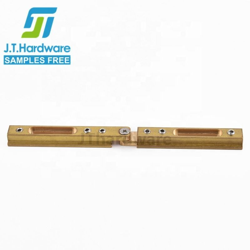 Frameless Shower Door Deluxe Header Kit Accessories Adjustable Brass Header Corner