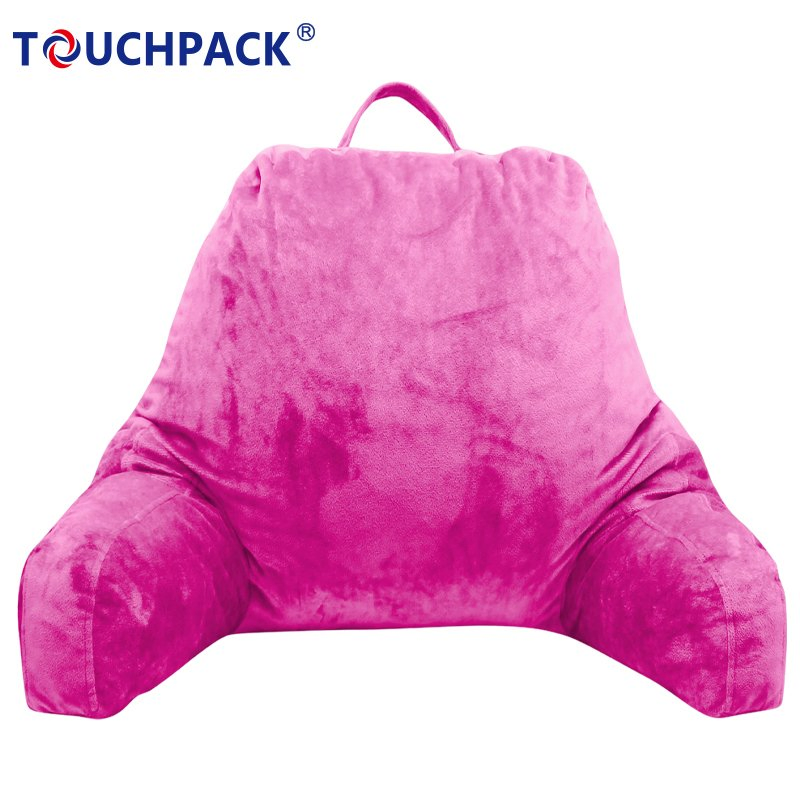 Wholesale Good Quality Comfortable Velvet Cover Shredded Memory Foam Back Support Cushion Pillow