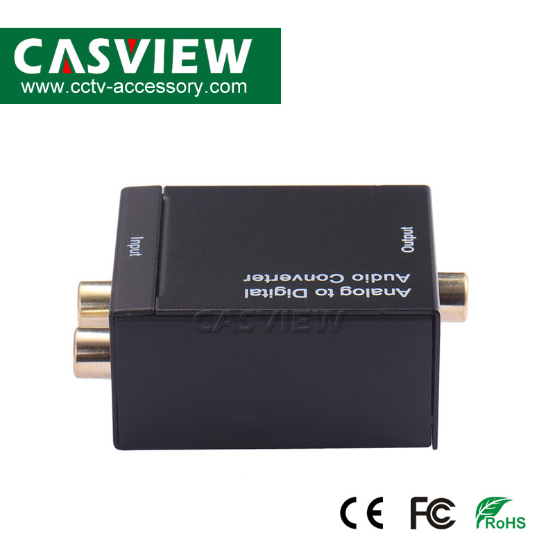 Аудио конвертер аналог в цифру, RCA/3.5мм в S/PDIF/Toslink