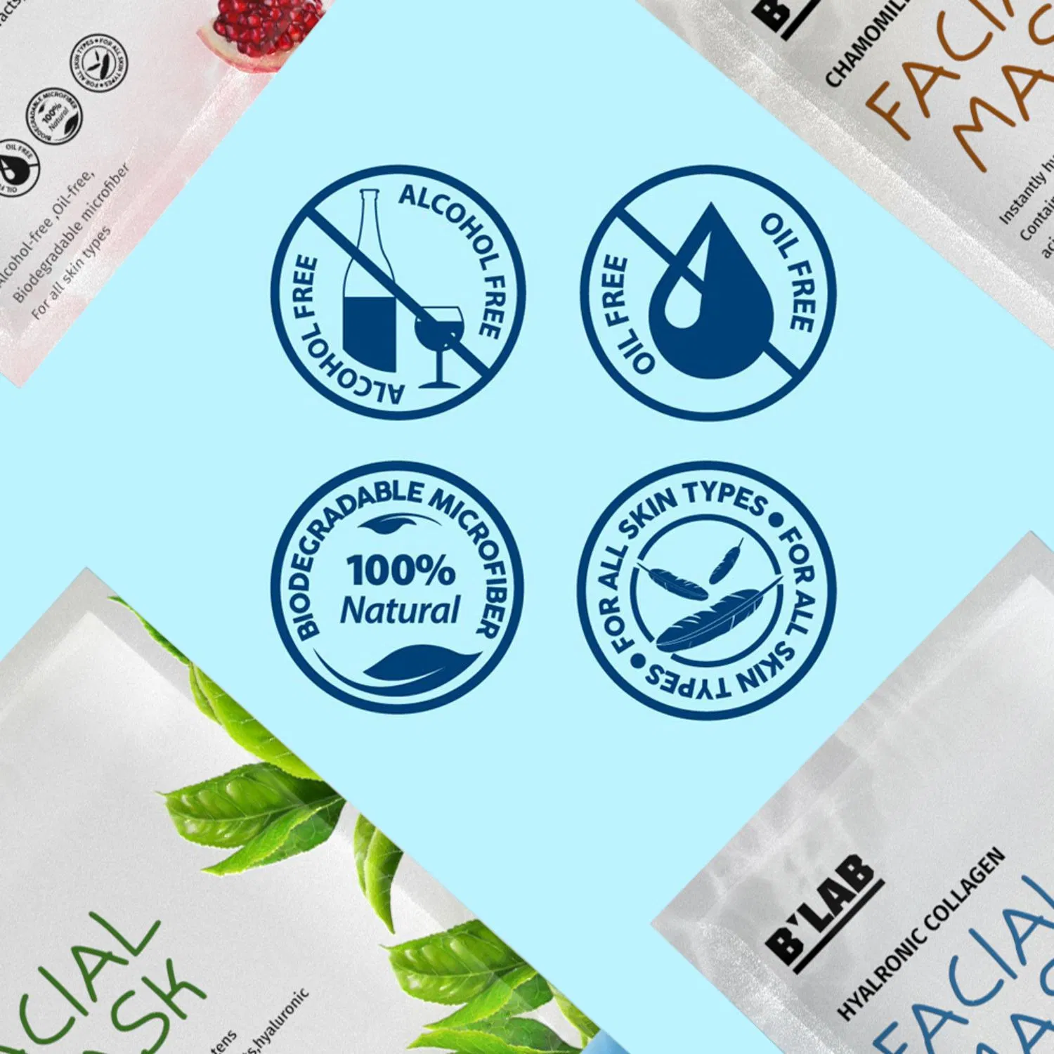 Popular Wholesale Organic Natural Skin Care Facial Mask