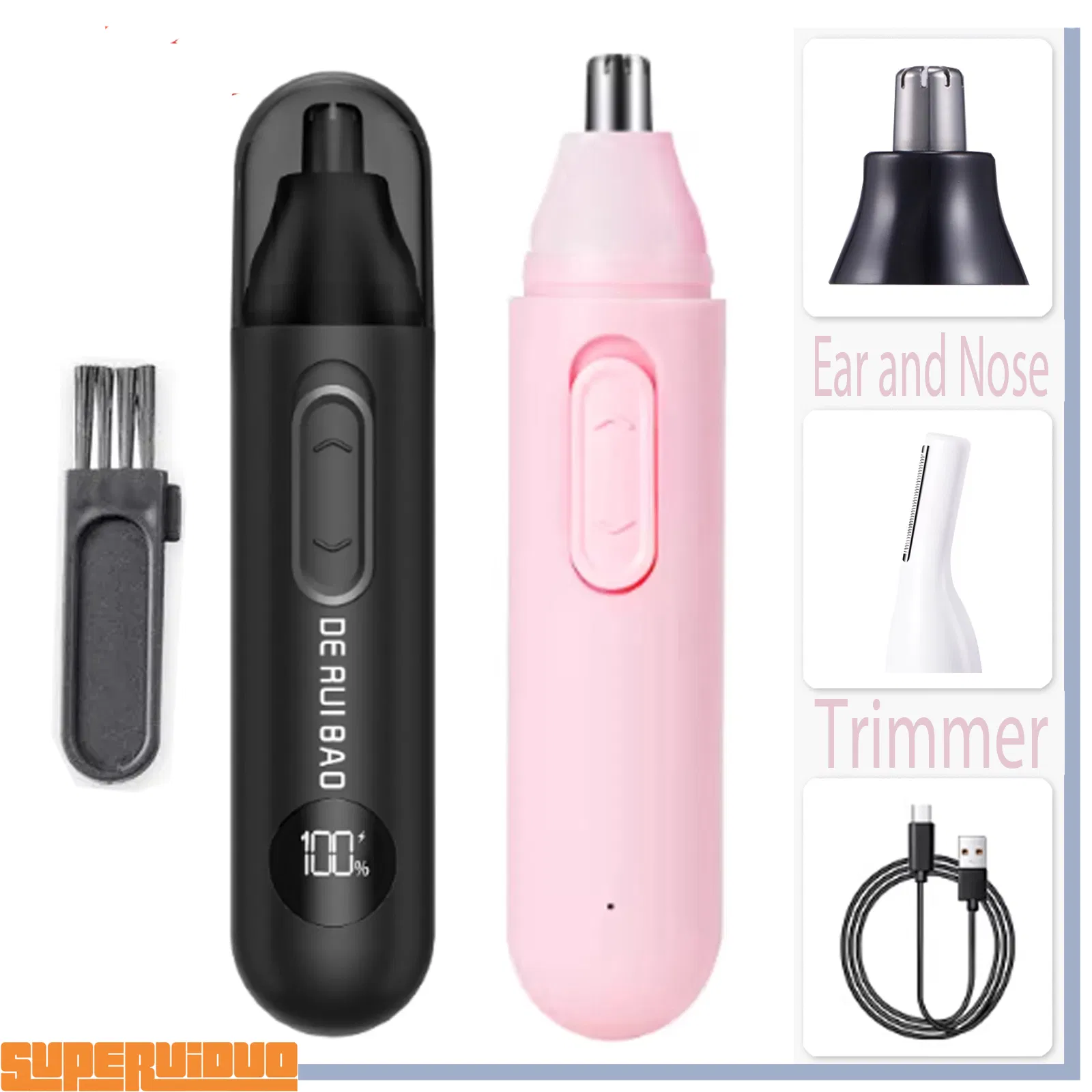 Facial Detail Grooming Solution for Clean Look Ear and Nose Trimmer