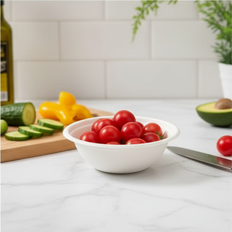 Custom Printed Bagasse Salad Bowl