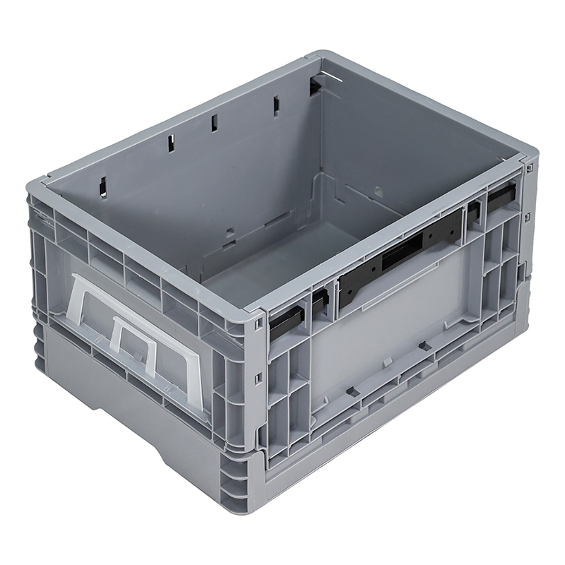 Injection Mold Supermarket Plastic Foldable Vegetable and Fruit Crate
