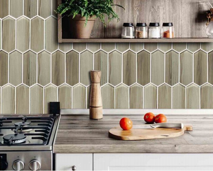 China Factory Wholesales Kitchen Backsplash Bathroom Black Mosaic Tile