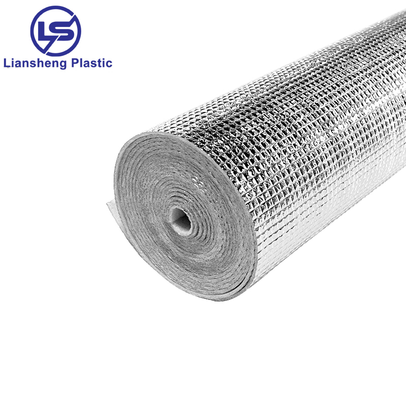Single Side Foil Reflective Insulation Foam Core Radiant Barrier Thermal Foil Insulation for Ceilings, Walls, Steel Buildings, Roofing Ect