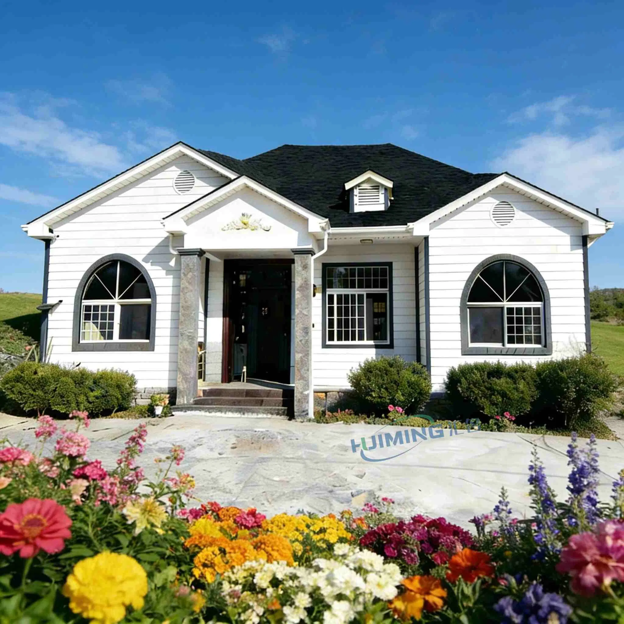 Quick Install Modular Spacious Prefab Villa House with Customizable Layout