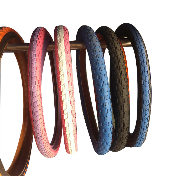 Детская велопокрышка 12-20 дюймов, цветная, экологичная