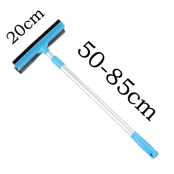 Aluminum Alloy Double-Sided Rubber Scraper Telescopic Window Cleaner Set for Car Glass Cleaning Cleaning Brushes Product