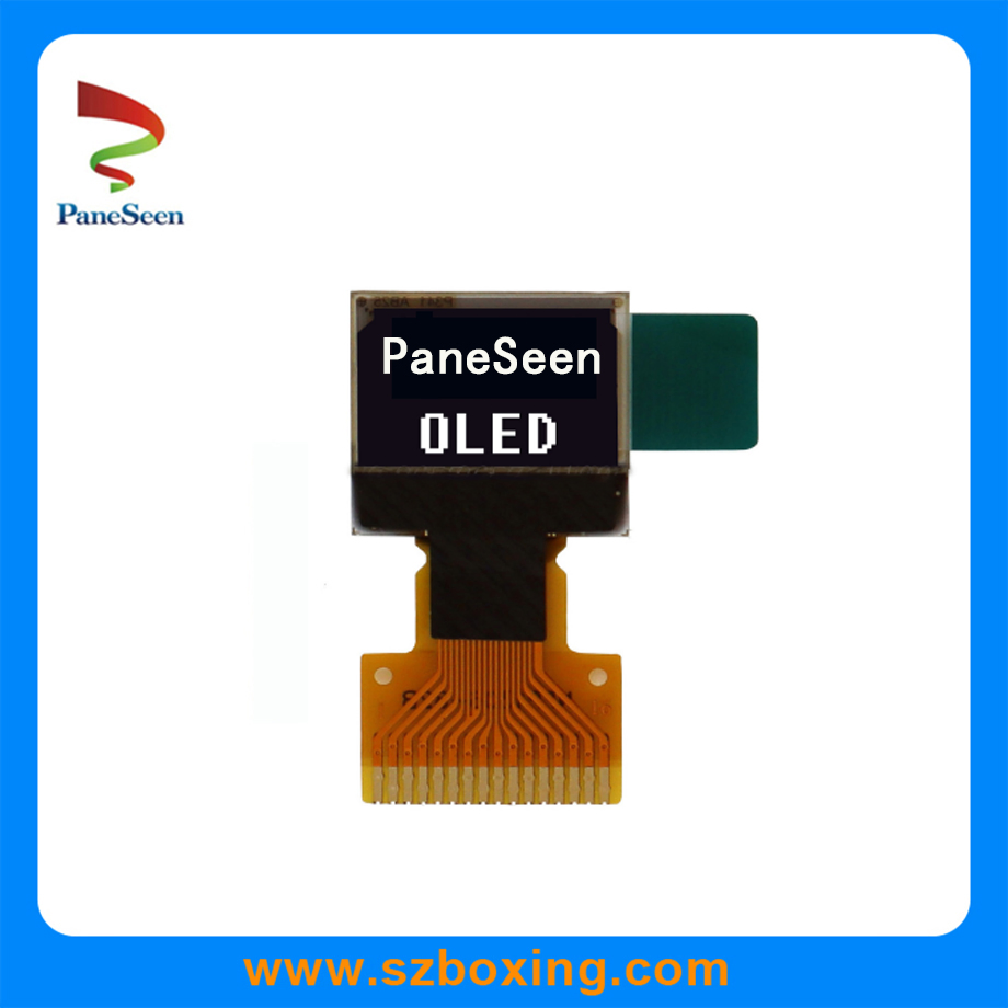 PMOLED дисплей 0.42 дюйма, 430 нит, SPI/I2C
