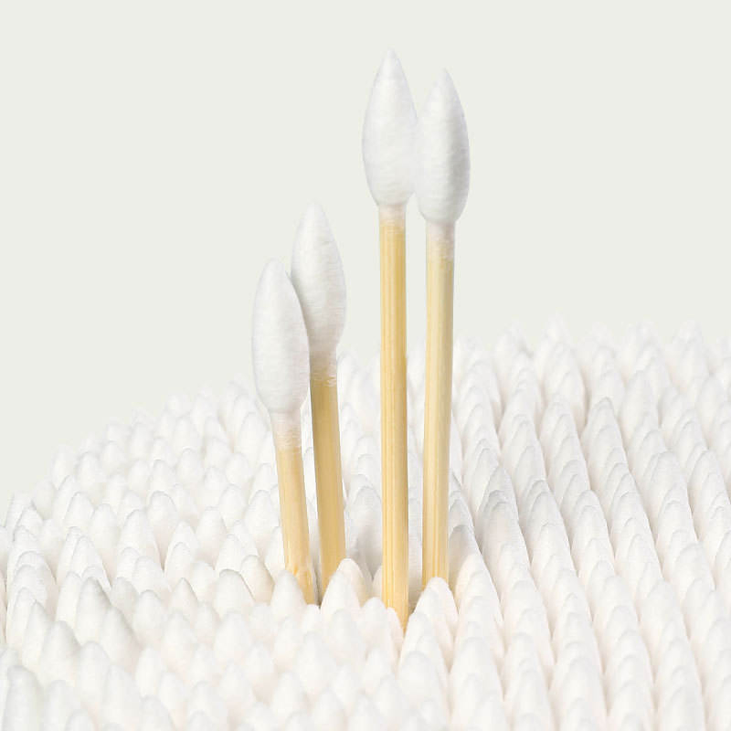 300 Pieces of Double-Ended Bamboo Stick Cotton Swabs in a Butterfly-Shaped Box.