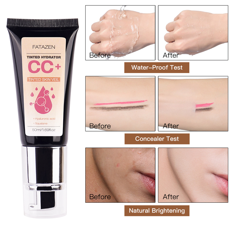 Whitening Cc Concealer Moisturizing&Brightening Cc Liquid Foundation