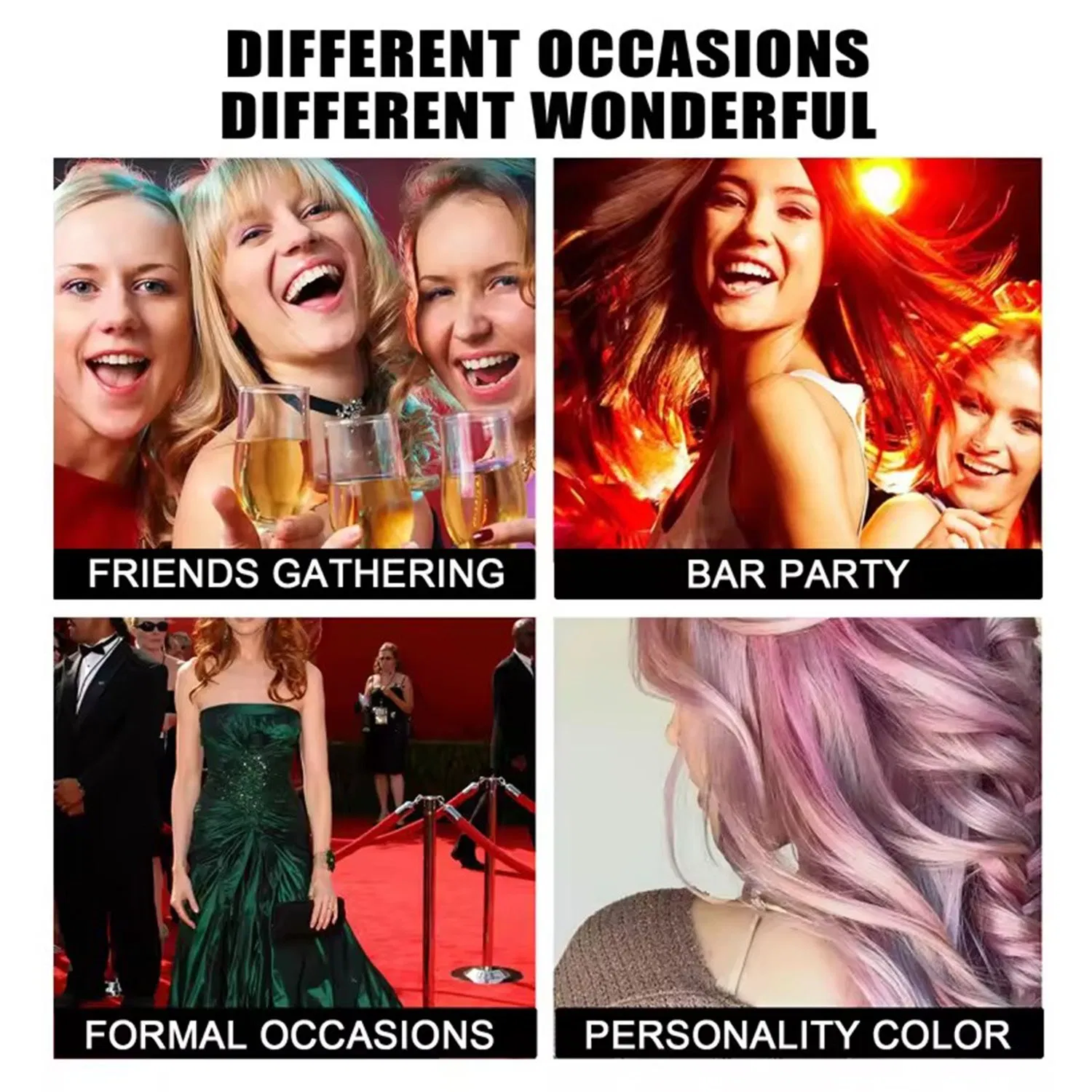 Popular Private Label Temporary Brand Styling Color Wax