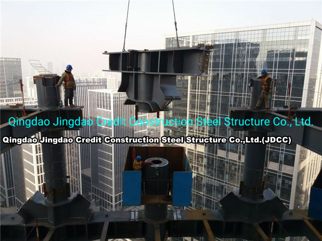 Customized High Rise Steel Structure Steel Construction Office Hotel Building