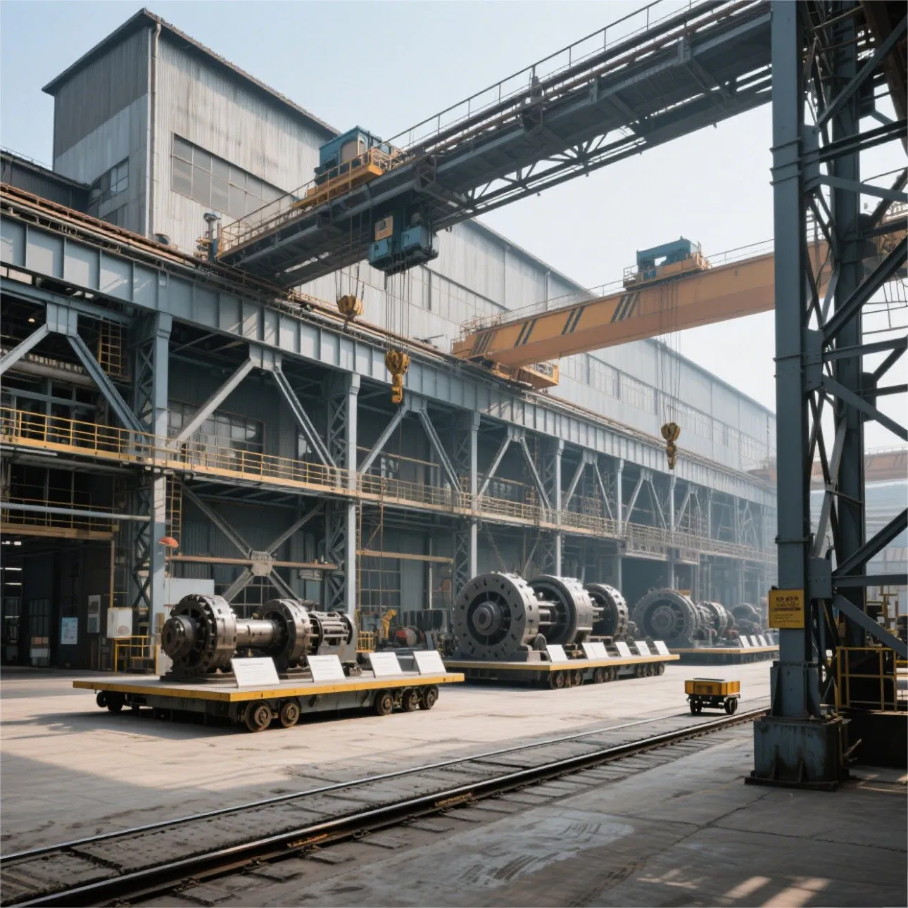 Blast-Resistant Steel Structure Workshop for Petrochemical Machinery Repair with Explosion-Proof Lighting Acid-Resistant Flooring Aisc ISO Certified