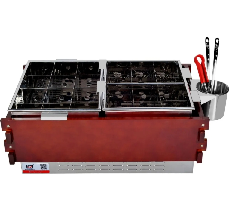 HS-10-5/2bf Commerical Oden Kanto Cooking Machine Three Pot for Restaurant Hotel Industrial Catering Equipment