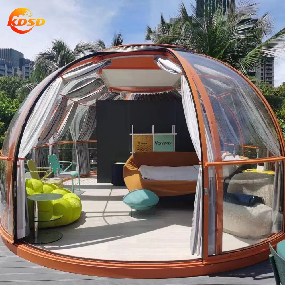 Outdoor Full Transparent PC Dome Bubble House Starry Sky Camping Tent