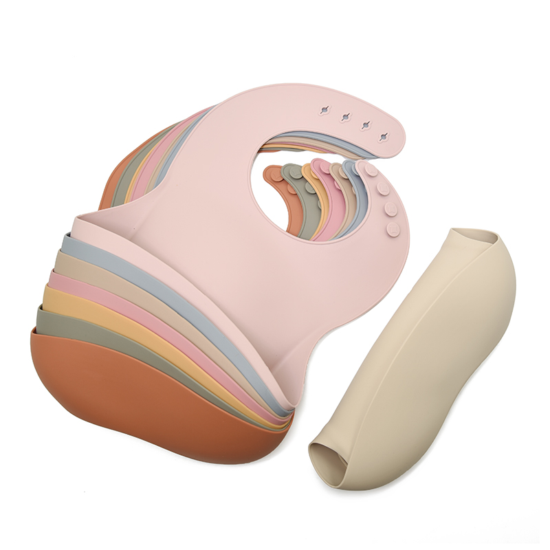 Premium Silicone Baby Bibs - Waterproof & Customizable Designs