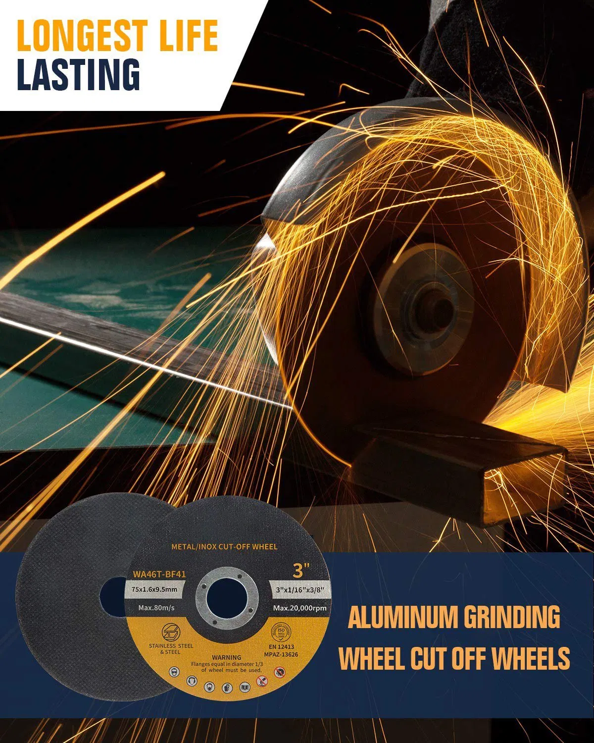 25 шт. отрезные круги 3 дюйма для болгарки