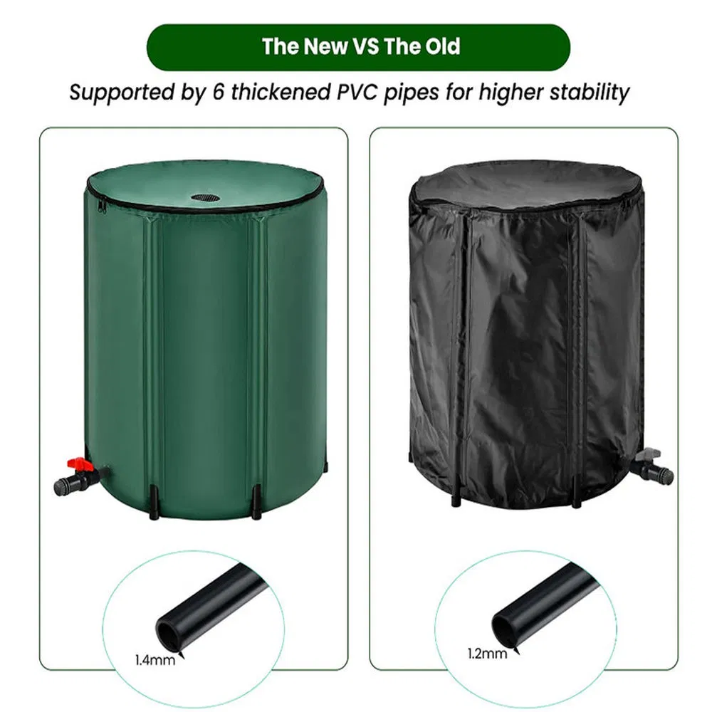 Easy Assemble Collapsible Outdoor Rainwater Collection Bucket for Window and Door Washing